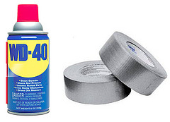 Wd40 & Duct Tape